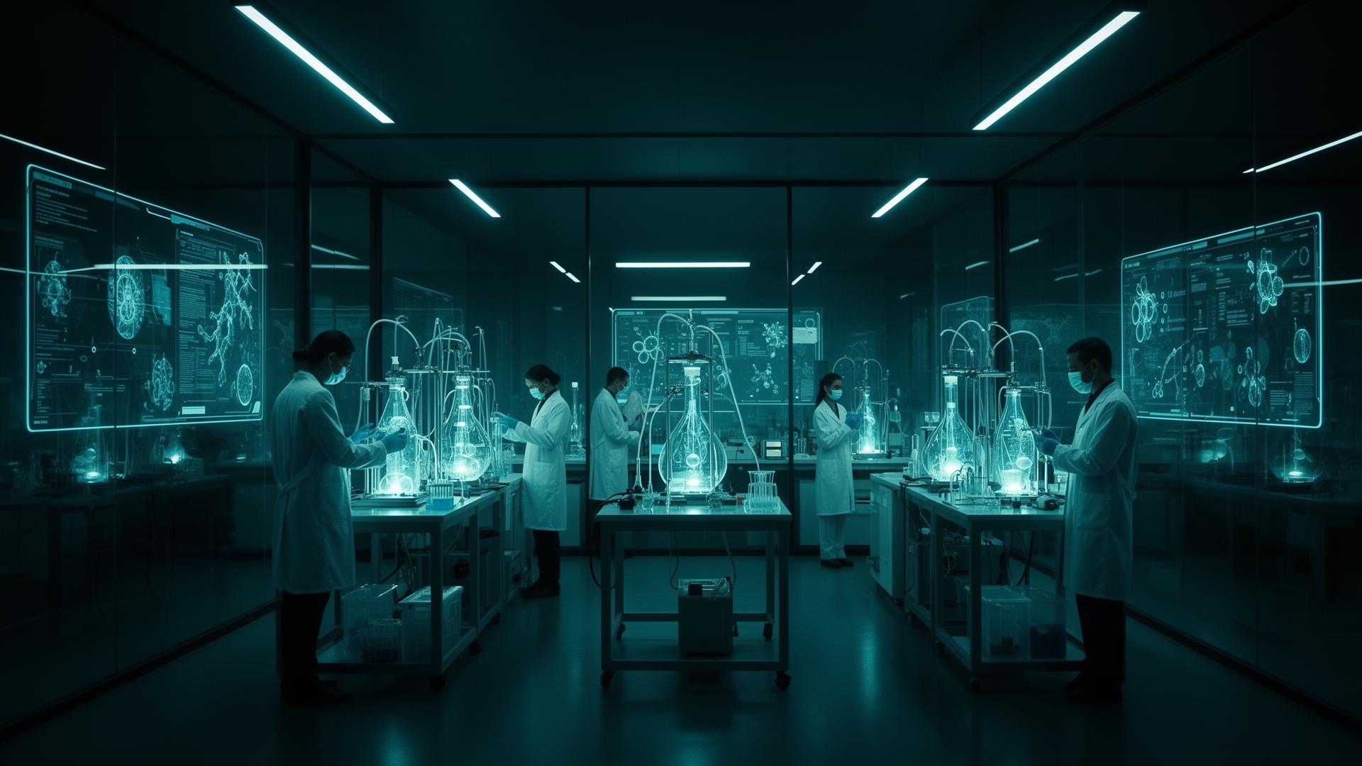 Aeternus Sol biotech laboratory interior